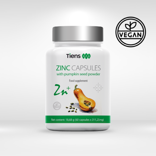 Zinok (60 kapsúl x 311,25mg) 18,68g