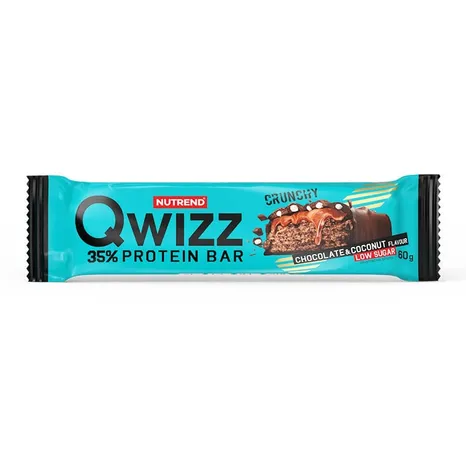 Qwizz proteín bar, 60 G, čokoláda s kokosom