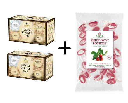 Kolekcie čiernych čajov (2) + bonbóny zadarmo (2+1)