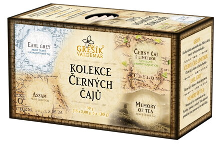 Kolekcia čiernych čajov (4x5 n.s., prebal)